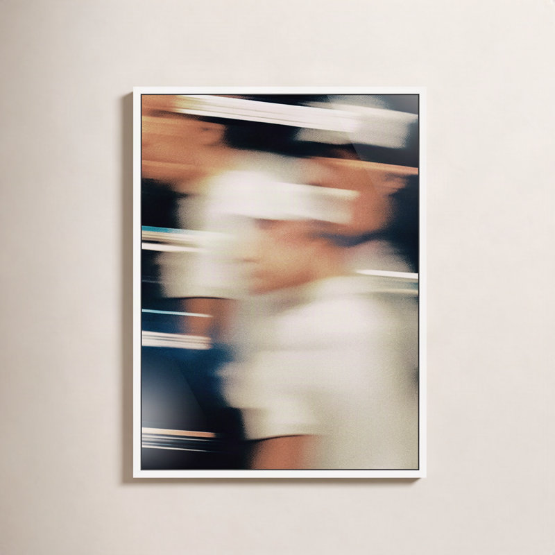 MARINE I BY COUP D'esprit, 40" H x 30" W x 2" D, White Floater Framed, No