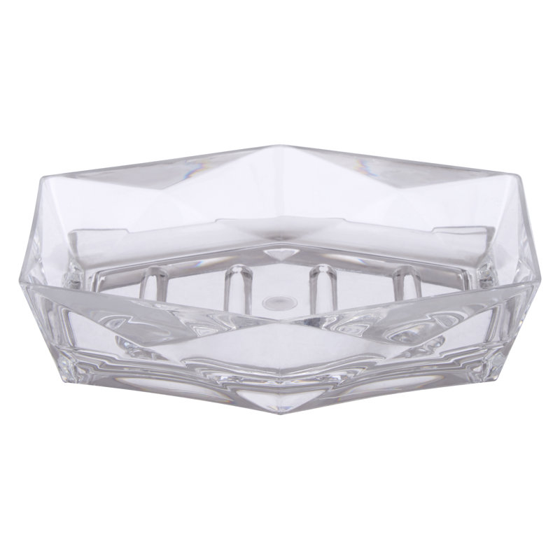 Cerna Soap Dish, Transparent