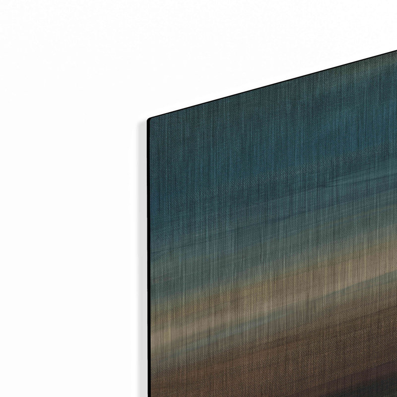 Ivy Bronx «Abstract Horizon IV» par Ethan Harper, art mural en métal, H 12 po x l 12 po