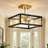 Aldgate 4 - Light Glass Flush Mount Ceiling Light