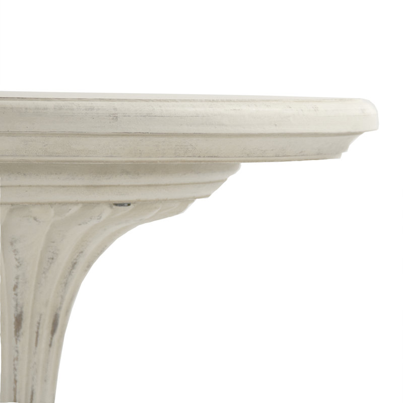 Fabiola End Table, Cream