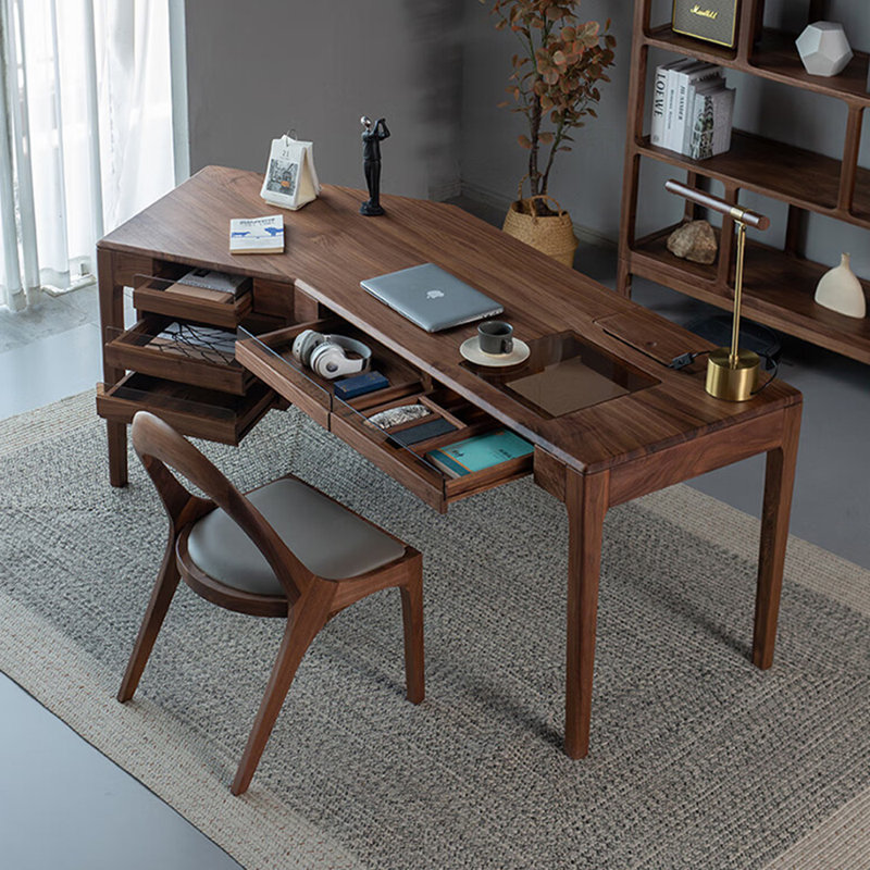 Bureau créatif luxueux de style italien, H 29,92 po x l 71,65 po x P 25,98 po