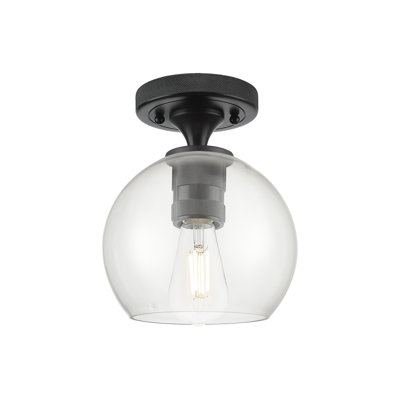 Saavedra - 1 Light Athens Deco Swirl Flush Mount