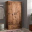 Broussard 2 Door Solid Wood Wardrobe