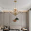 Lustre 29 branches en cristal 29,5 pouces