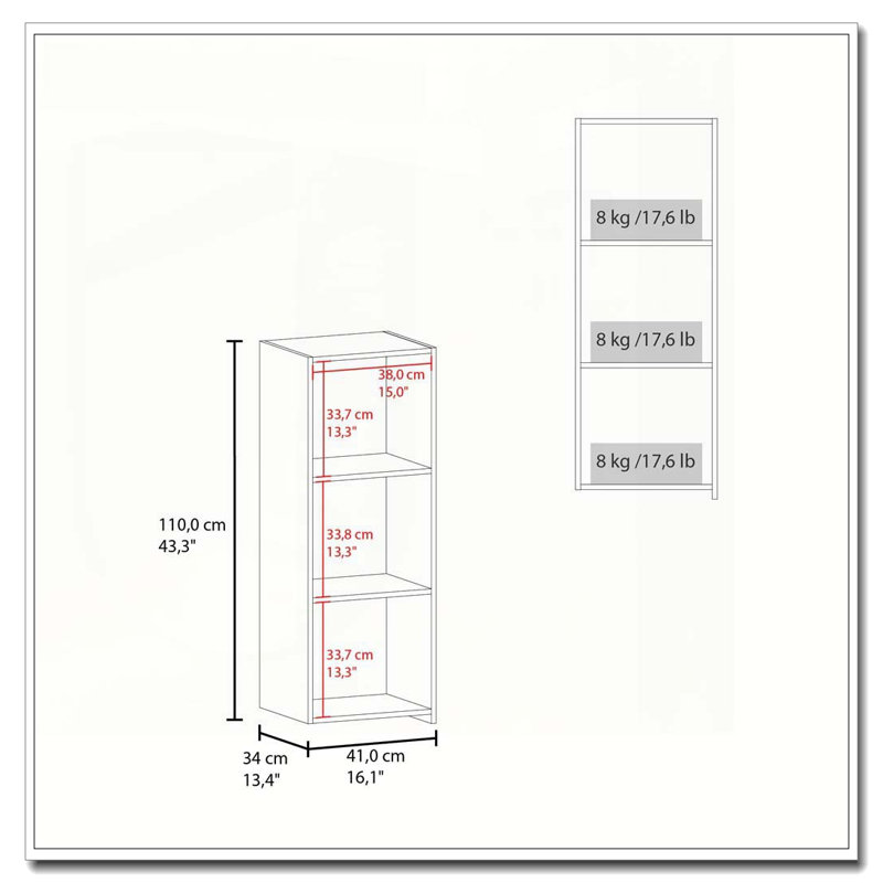 Armoire murale blanche avec une porte, Blanc