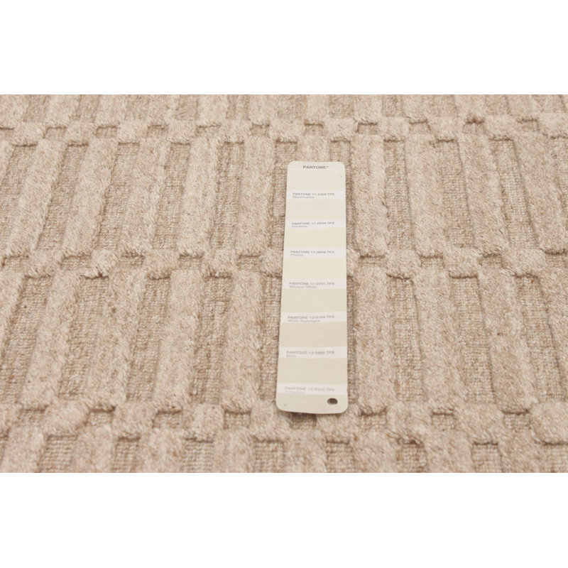 Tapis beige en laine tissé à la main Sparta Southwestern