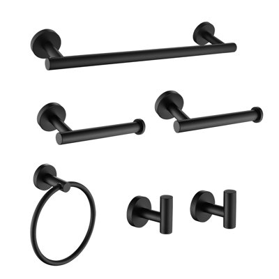 Ensemble de quincaillerie de salle de bain 6 pièces