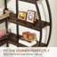 176cm H x 72.1cm W Metal Corner Bookcase