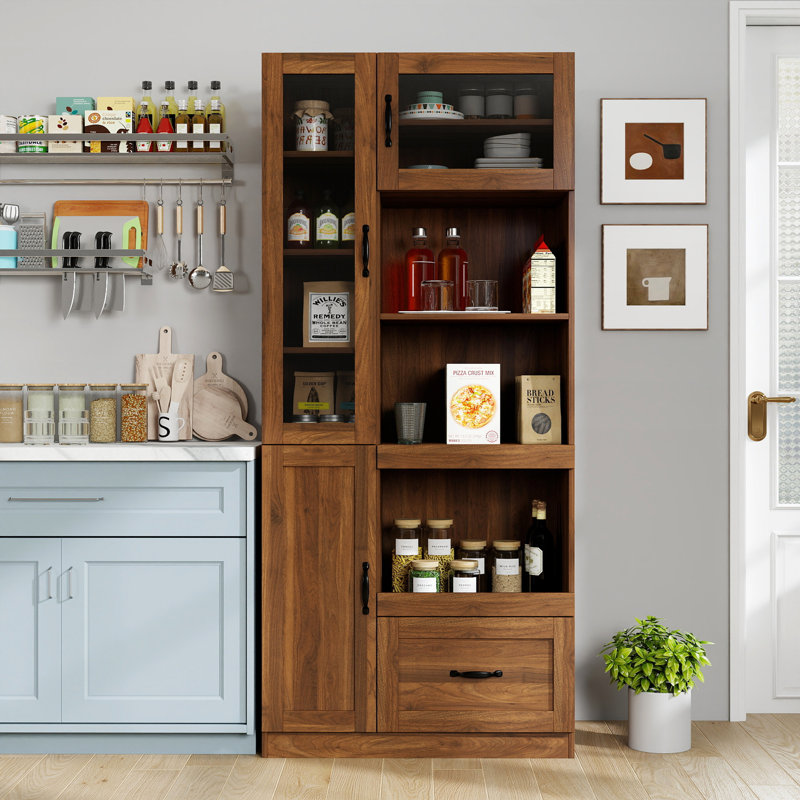 Armoire de cuisine avec huche de cuisine