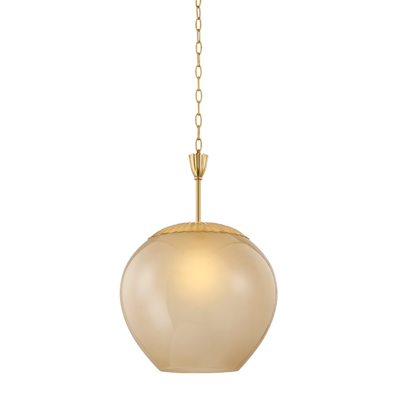 Gilda 1-Light Round Pendant, 15.25