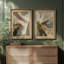 «Neutral Floral Abstraction Soft Organic», ensemble de 2 reproductions d'art encadrées de qualité supérieure sur papier 26 po x 36 po-121103415