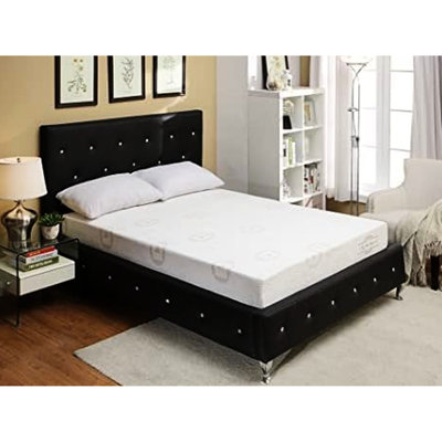 White Herbal Fusion Collection King Tea - Memory Foam Mattress With 3 Inch For Precise Body Fit Of Size From Collection, Providing Blood Circulation And Support