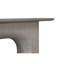 Luka 72" Wood Modern Console Table Dusted Stone Finish