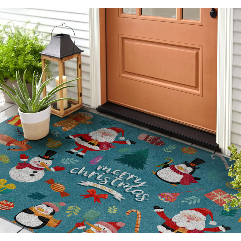 Non-Slip Christmas Outdoor Doormat