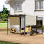 3m x 3m Metal Pergola