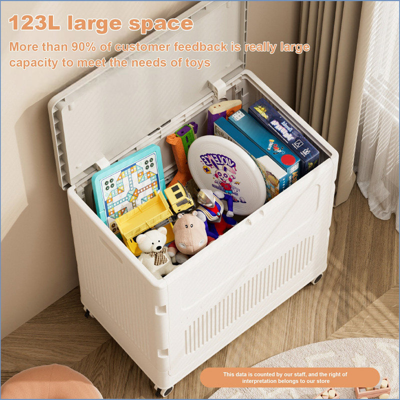 Plastic Laundry Room Organizer with Wheels