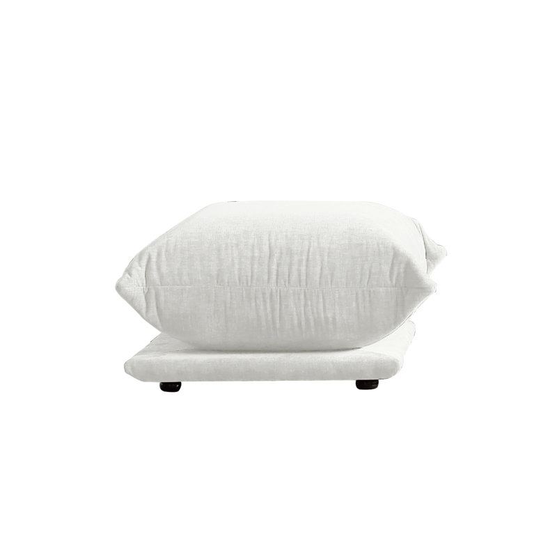 Repose-pieds rembourré Cath, Beige