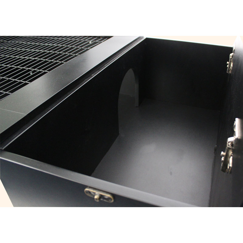 48x30 Black MDF and Glass Tortoise Palace Terrarium