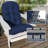 Adirondack Chair Cushions Set of 2, Tufted Lawn Chair Cushions-1587142416