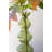 SMALL GLASS BUBBLE VASE - GREEN-454631063-454631060