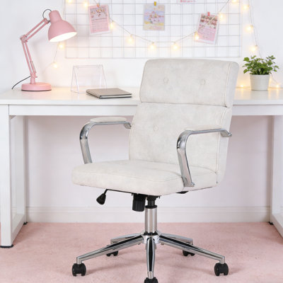 Chenille office chair