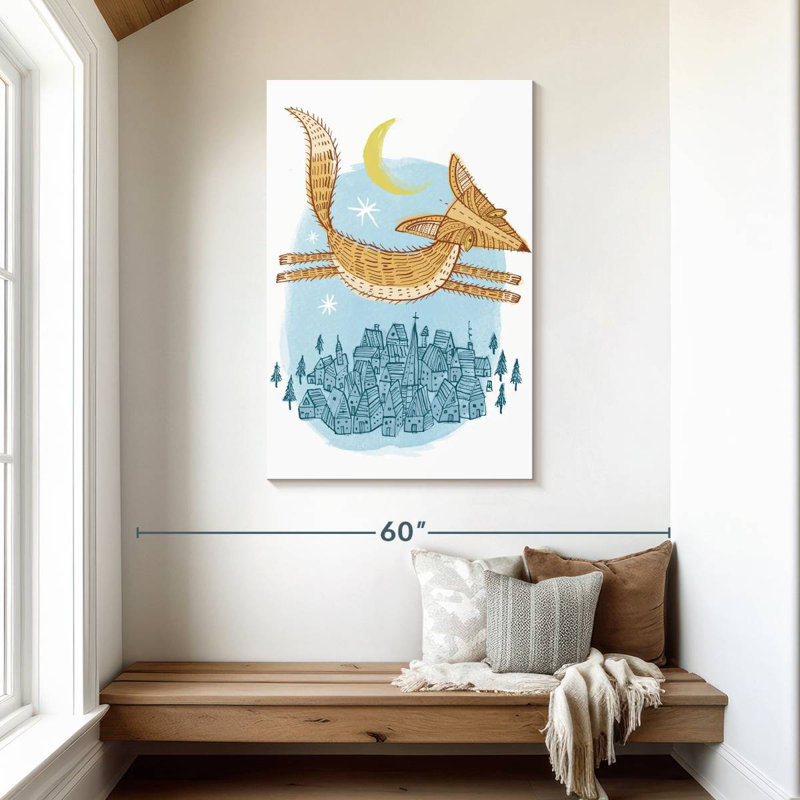 Flying Fox, 45" H x 30" W