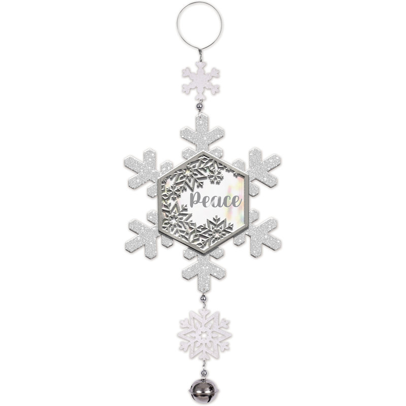 Paix flocon de neige Dangler 18 po