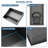 19" X 15" Stainless Steel Shower Niche Double Shelf, Gunmetal Black-2106689801-2106689807