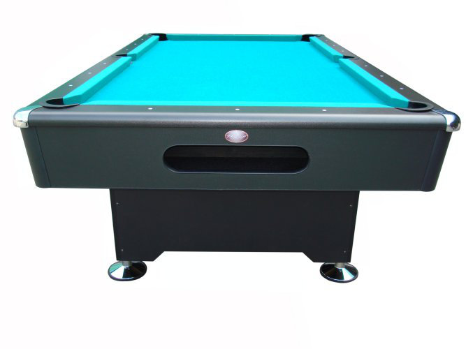 Pool Table, Electric Blue, Black, 9'