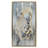 22X42 S/3 Abstract Canvas, Multi On Gold Frame