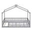 Structure de lit House avec clôture-599949252