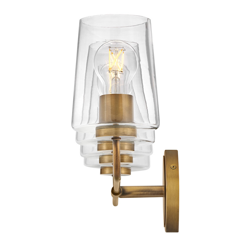 Verbena 4 - Light Dimmable Vanity Light, Heritage Brass