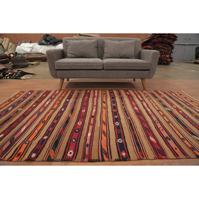 Tapis rayé 5 x 8