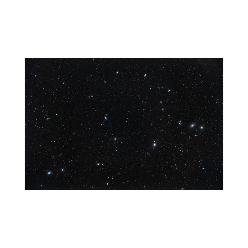 " The Coma-Virgo Galaxy Cluster Including The Messier Galaxies Of Markarian'S Chain " by Alan Dyer, 18" H x 26" W x 1.5" D