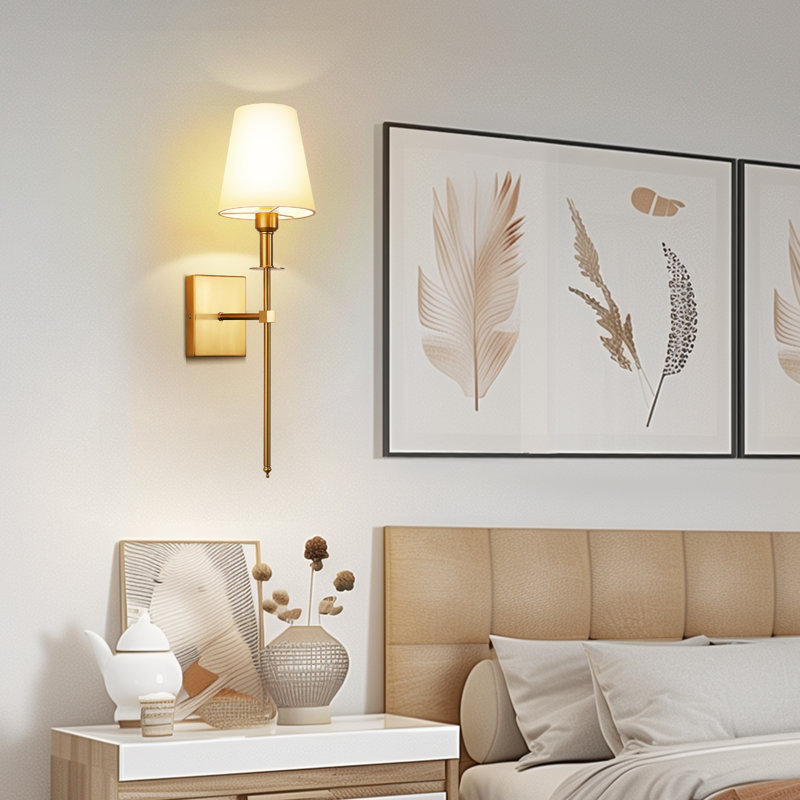Rylinn Candle Wall Light, Gold
