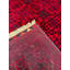 Tapis en laine et coton rouge noué à la main Original