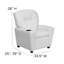 Contemporary Kids Recliner with Cup Holder-1550057907