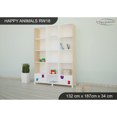 187cm H X 132cm W Kids Bookcase
