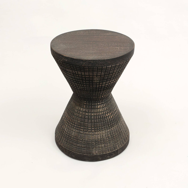 Table de bout en bois massif | Table de bout artisanale fabriquée à la main | 16 x 16 x 22 po | Décoration de salon