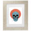 Art mural encadré - Décoration murale Balazs Solti «Blue Skull» avec cadre mat - Art du salon, de la cuisine et de la salle de bain - 11 x 14-130669444