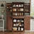 72" Farmhouse Kitchen Pantry Storage Cabinet With 12 Door Shelves, 6 Adjustable Shelves and 1 Hidden Drawer-489284934