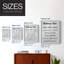 «Simple Bathroom Rules», reproduction encadrée - bois massif-396894790-396895162