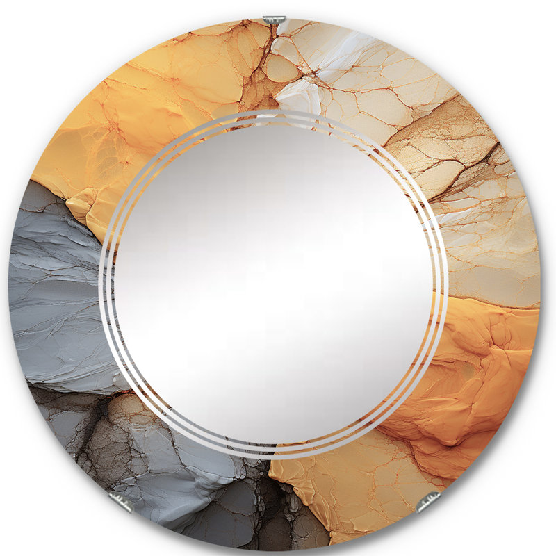 Miroir mural zin, 24 po x 24 po