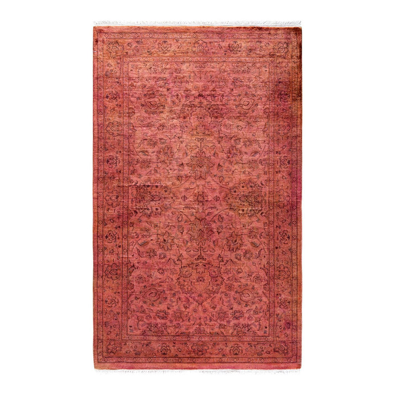 Tapis rose nouvel âge 3 pi 1 po x 5 pi 2 po Cornetta