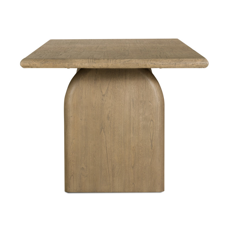 Sorrento Solid Wood Dining Table, 30” H x 106” L x 39” W