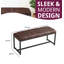 Alexis Linen Blend Upholstered Bench