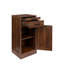 Buffet modulaire en noyer brun pour créer un bar à vin accueillant