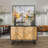 Adaleena Modern Weave-Style Sideboard