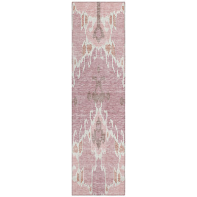 Washable Ikat Indoor / Outdoor Rug